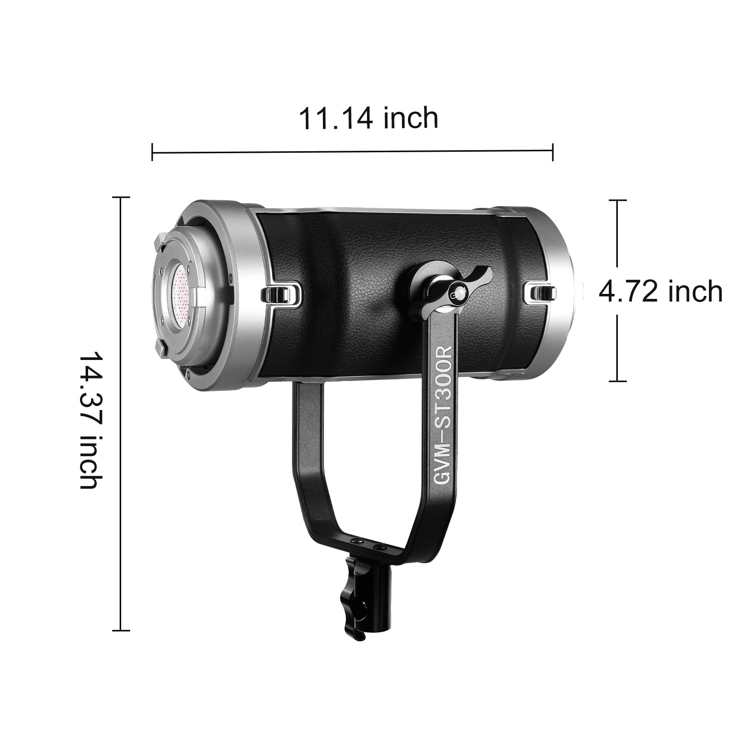 GVM-ST300R 300W Led Video Light RGB+Bi-Color Double Sided Daylight Balanced COB Light - GVMLED