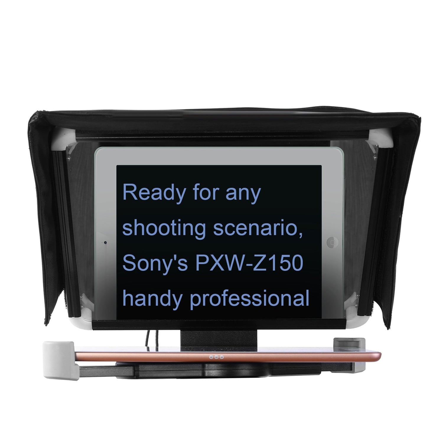 GVM TQ-M Teleprompter for iPad Tablet & Smartphone with Bluetooth APP Control - GVMLED