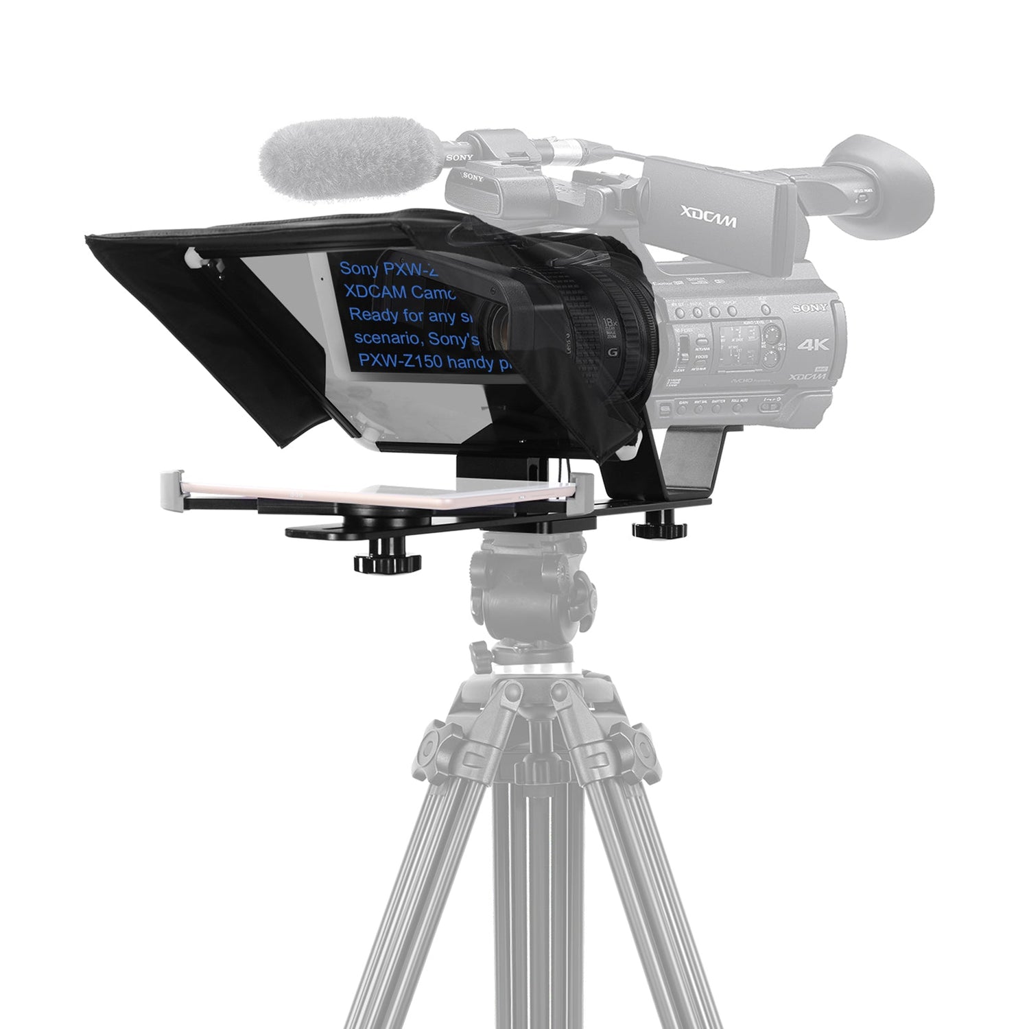 GVM TQ-M Teleprompter for iPad Tablet & Smartphone with Bluetooth APP Control - GVMLED