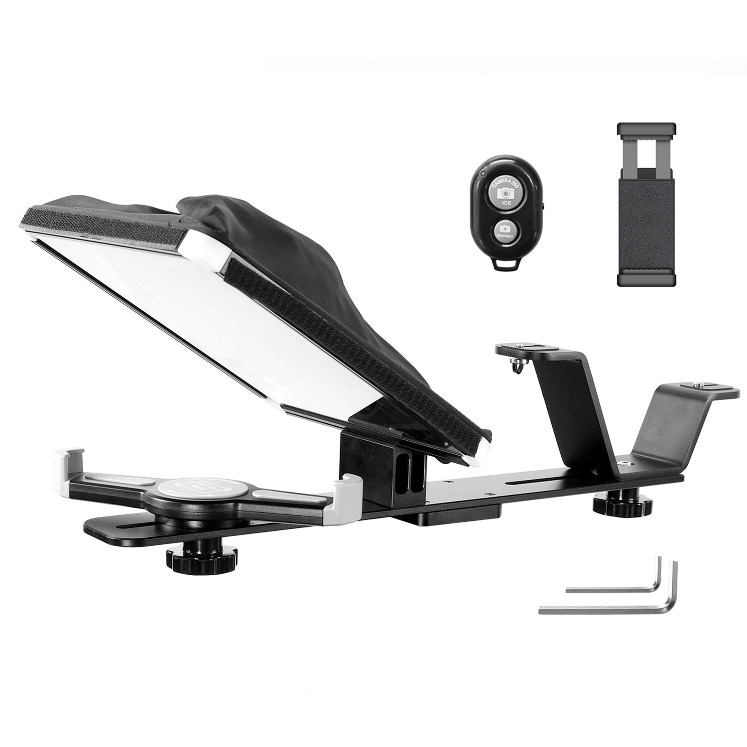 GVM TQ-M Teleprompter for iPad Tablet & Smartphone with Bluetooth APP Control - GVMLED