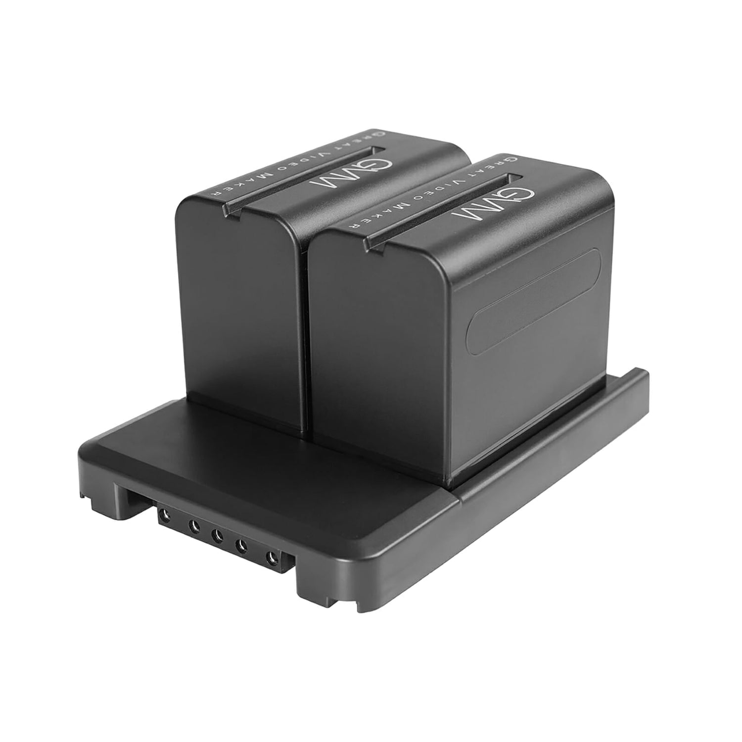 GVM-VM-F970 6600mAh Li-ion Batteries with Dual Charger and V-Mount Adapter - GVMLED