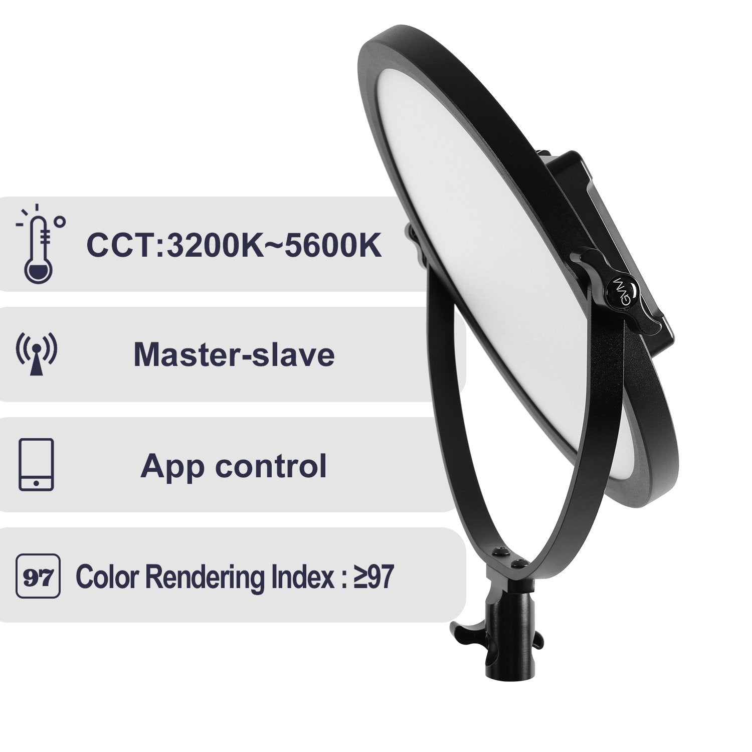 GVM Y30D160 Bi-Color LED Video Edge Light (10