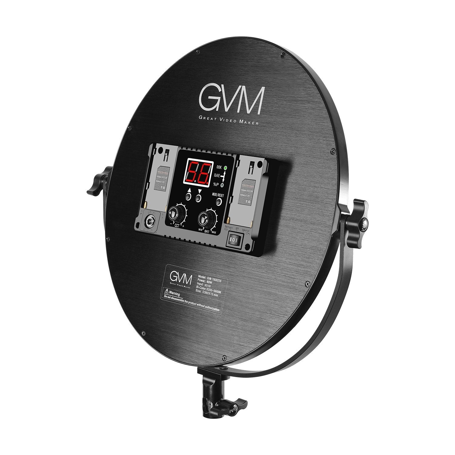 GVM Y60D256 Bi-Color LED Video Edge Light (15
