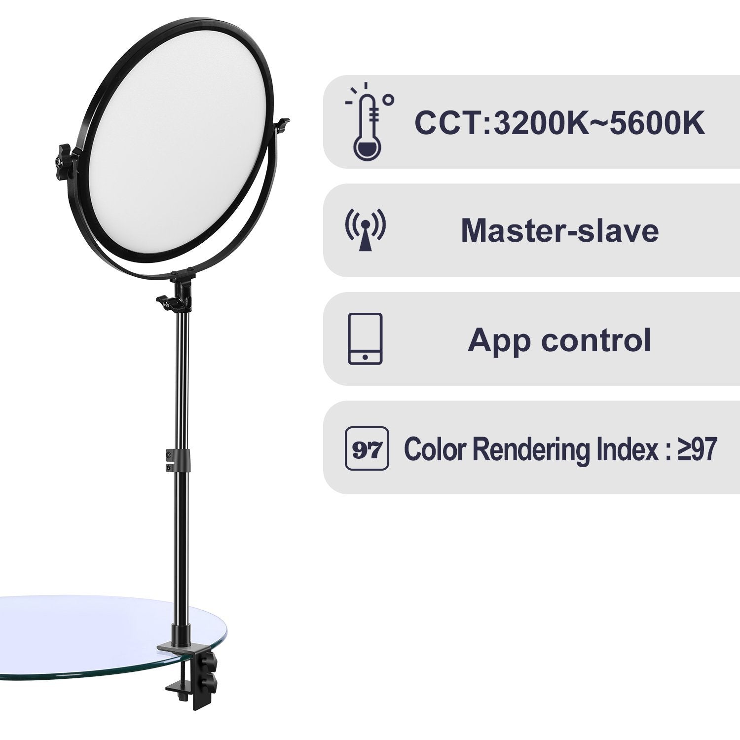 GVM Y60D256 Bi-Color LED Video Edge Light (15