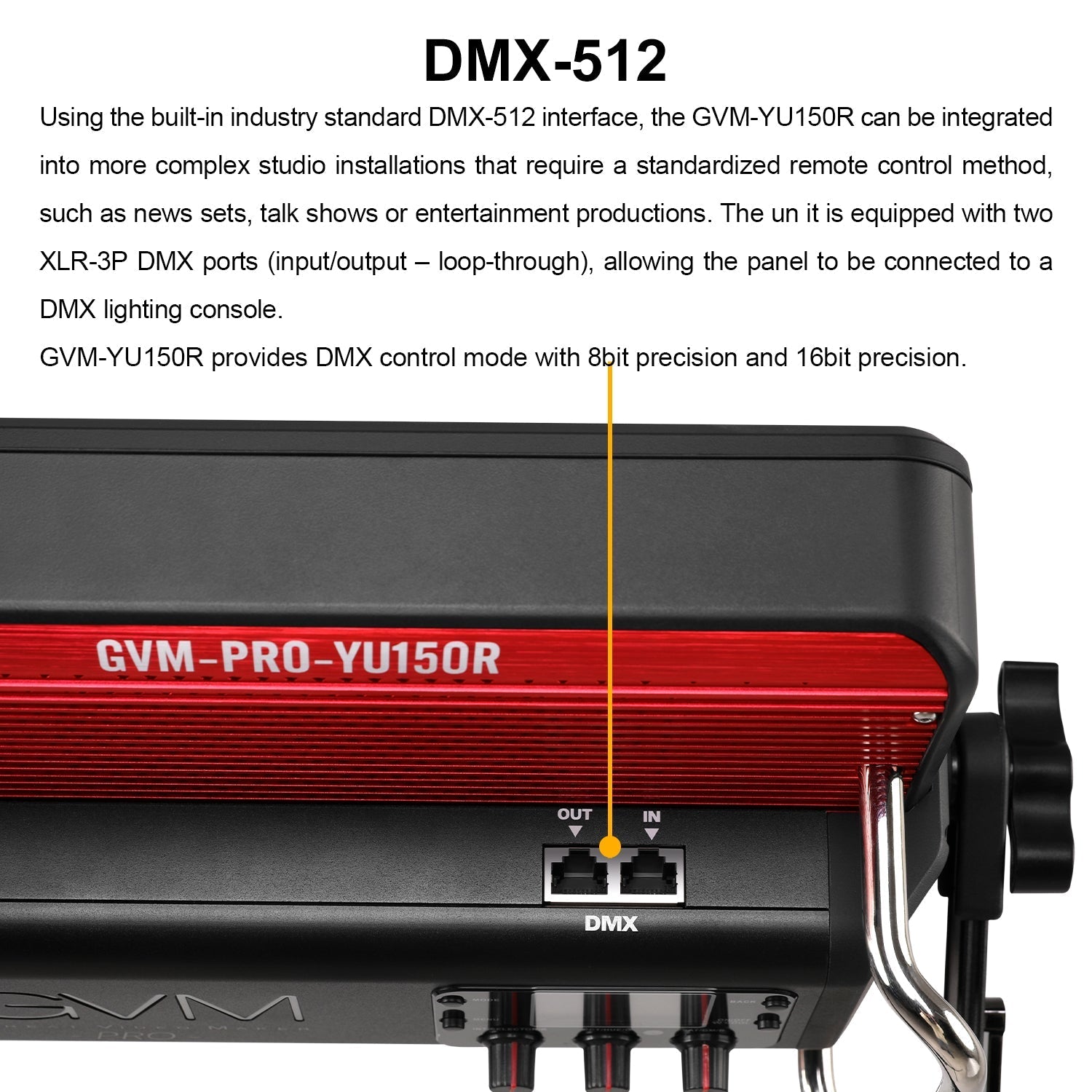 GVM YU150R PRO LED Video Light Board RGB & Bi-Color Studio Light 3 Kits - GVMLED