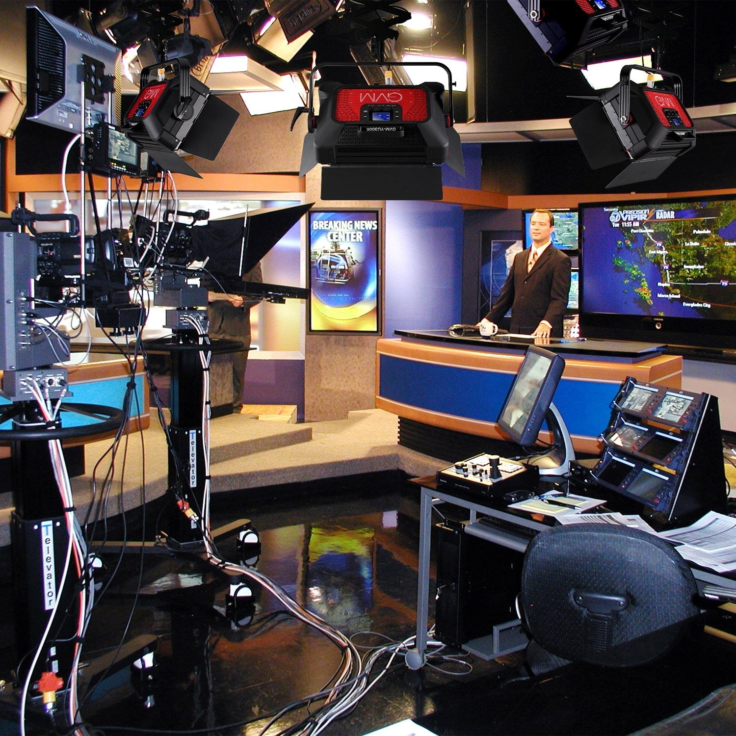 GVM YU200R Led Video Lights Panel Rgb And Bi-Color Studio Light - GVMLED