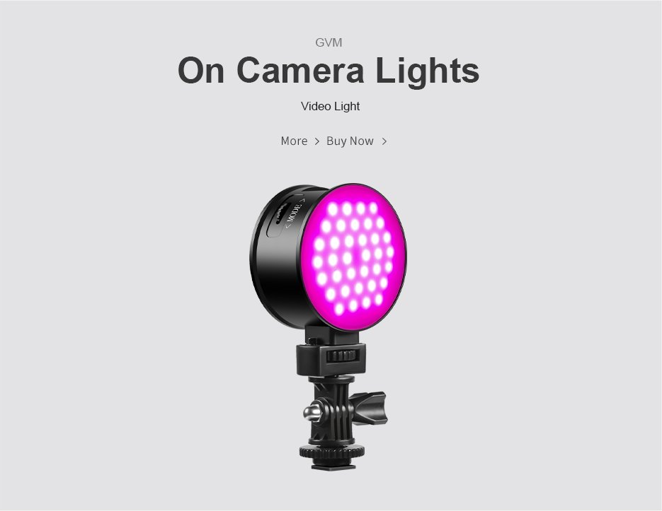 On Camera Lights - GVMLED