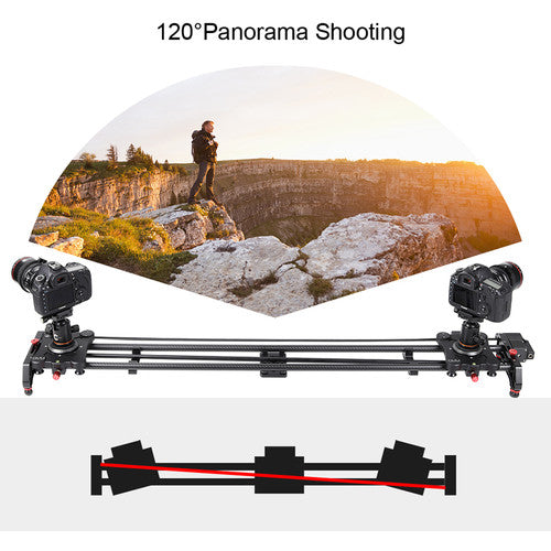 GVM GR-120QD Professional Video Carbon Fiber Motorized Camera Slider (48