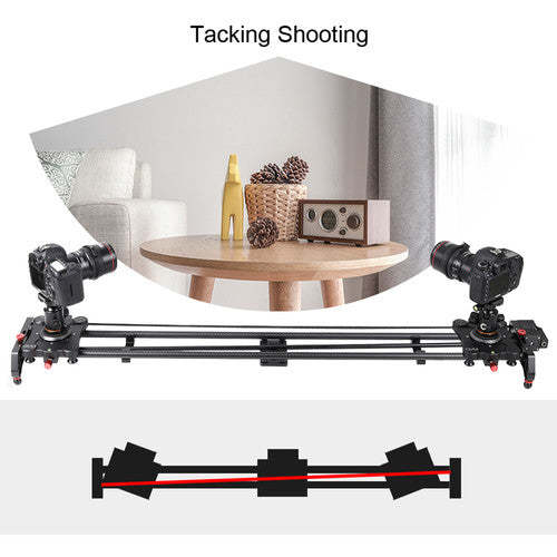 GVM GR-120QD Professional Video Carbon Fiber Motorized Camera Slider (48