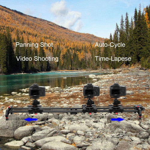 GVM GR-120QD Professional Video Carbon Fiber Motorized Camera Slider (48