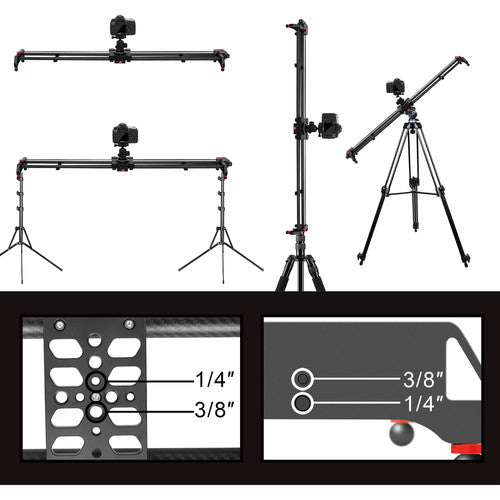GVM GR-120QD Professional Video Carbon Fiber Motorized Camera Slider (48