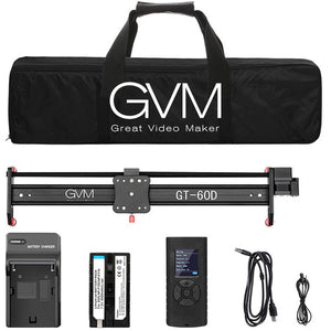 GVM Professional Video Aluminum Alloy Motorized Camera Slider (23″)