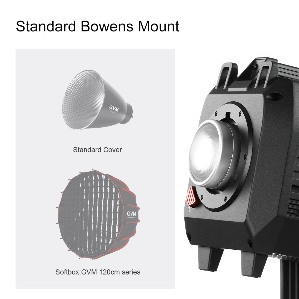 GVM 1200B AIO 1200W Bi-Color Integrated Spotlight - GVM