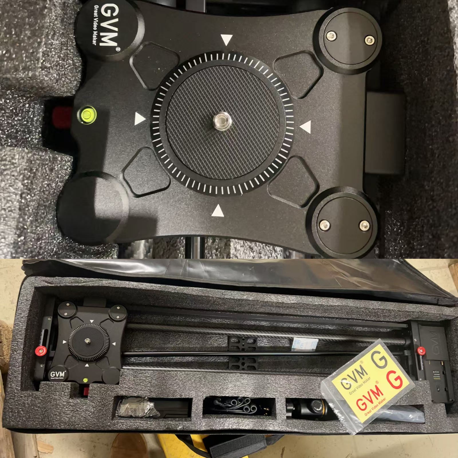 GVM SLIDER-80 Wireless Professional Carbon Fiber Motorized Camera Slider (32")（Open Box） - GVM