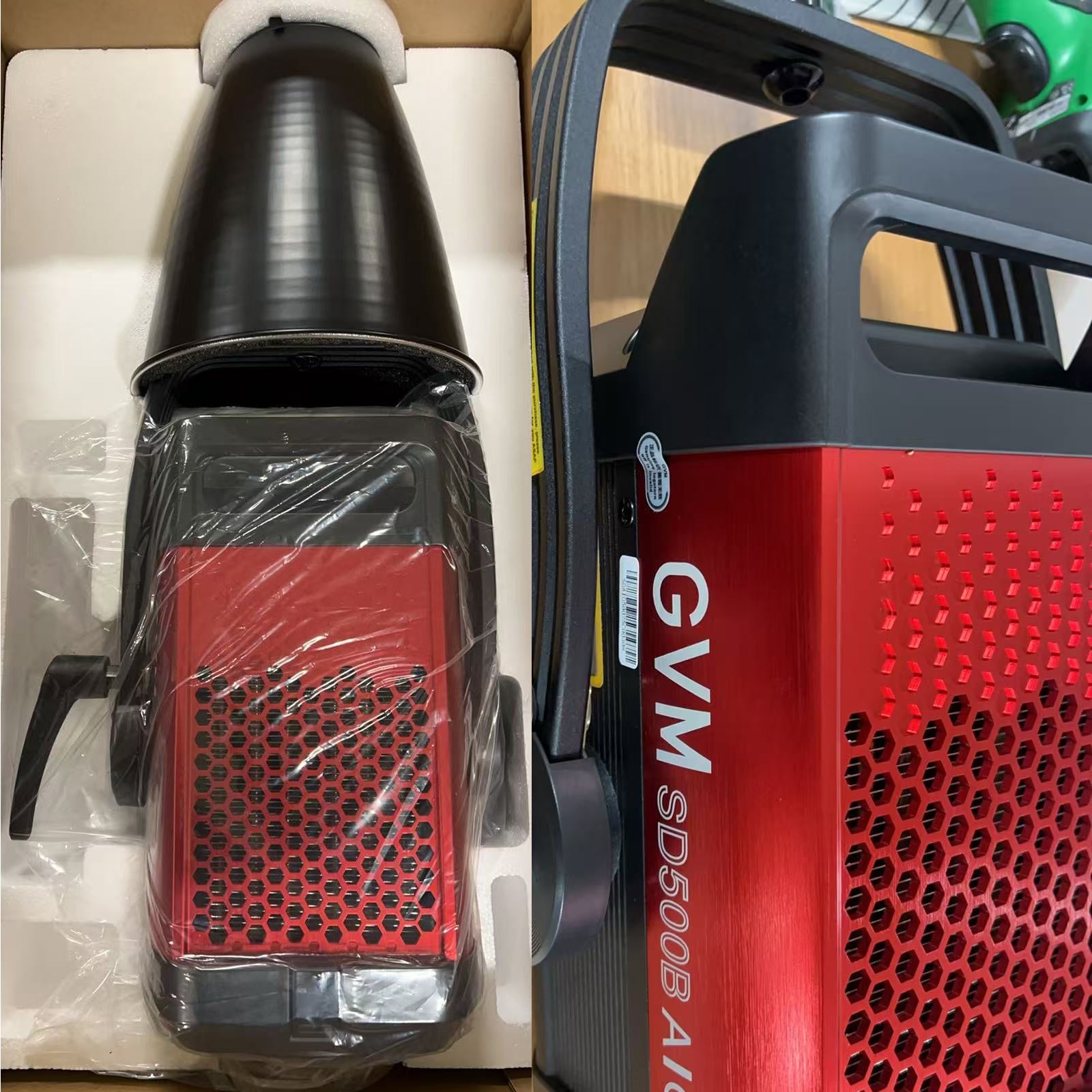 GVM SD500B AIO 500W Bi-Color Integrated Spotlight（Open Box） - GVM