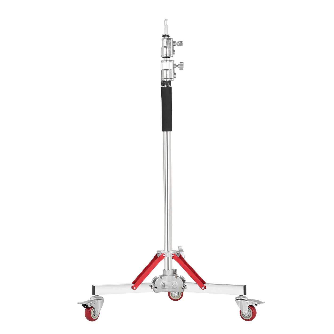 GVM DL300  Professional Rolling Light Stand - Stainless Steel & Aluminum Alloy with Locking Casters for Studio/Outdoor Photography/Videography(118‘’)