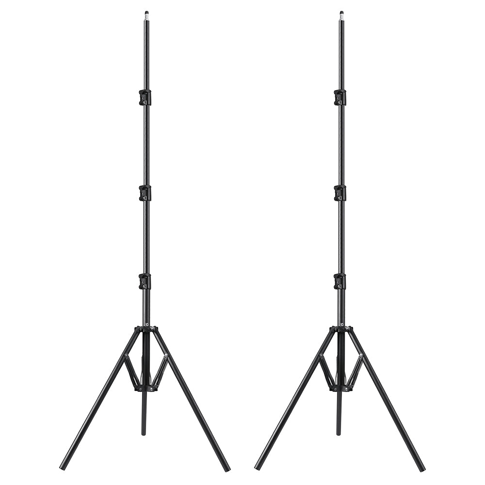 The GVM Foldable Aluminum Light Stands (2-Pack Set)