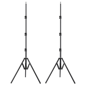 The GVM Foldable Aluminum Light Stands (2-Pack Set)