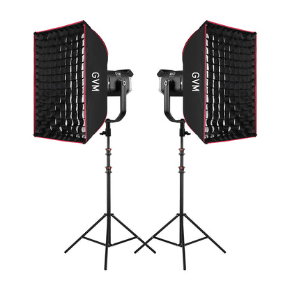 GVM SD600D-II 600W Upgraded  Bi-Color LED Video Light（2-Light KIT）
