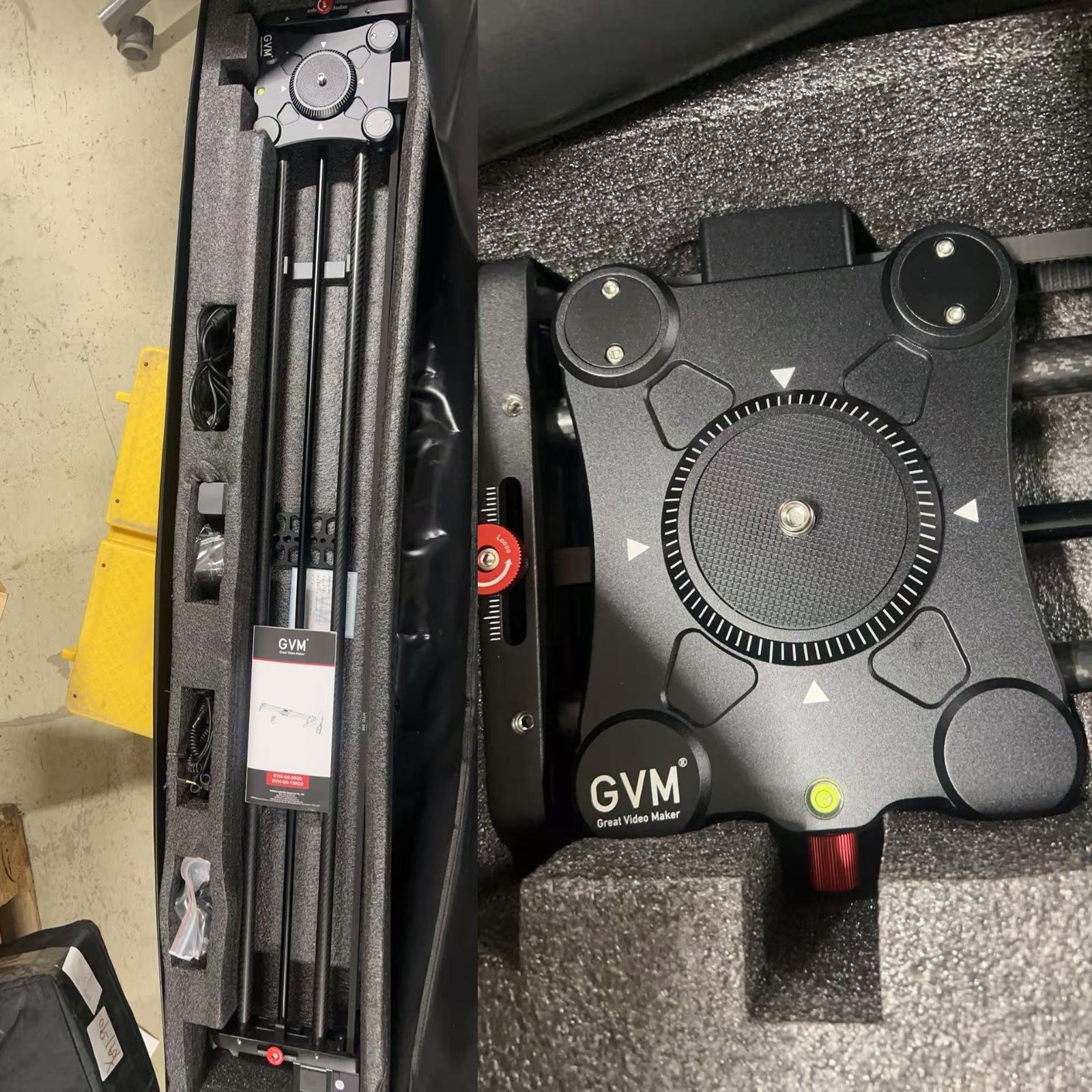 GVM GR-80QD Professional Video Carbon Fiber Motorized Camera Slider (32")（Open Box） - GVM