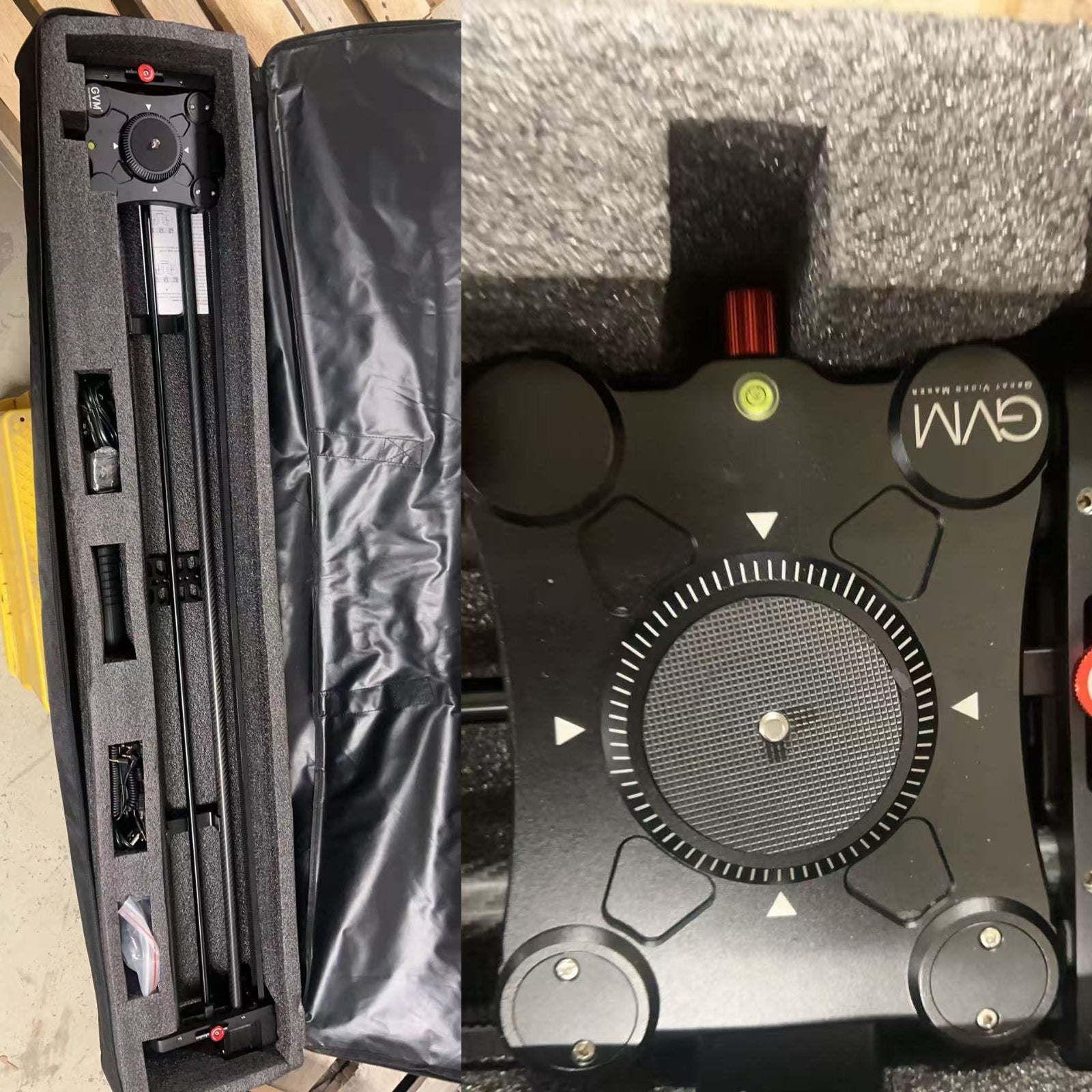 GVM GR-120QD Professional Video Carbon Fiber Motorized Camera Slider (48")（Open Box） - GVM