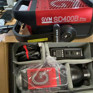 GVM PRO-SD400B 400W Waterproof Bi-Color Monolight(V-mount & Mesh Bluetooth)（Open Box） - GVM