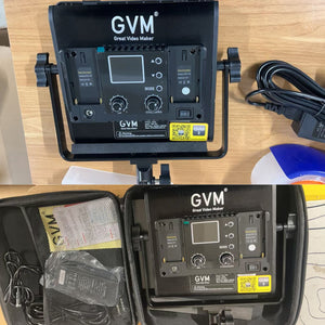 GVM-800D-II 40W Bi-color and RGB Video Panel Light (1-Light Kit)（Open Box） - GVM