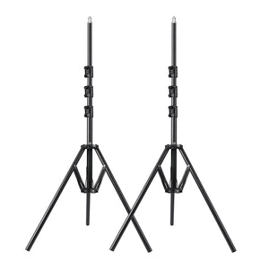 The GVM Foldable Aluminum Light Stands (2-Pack Set)