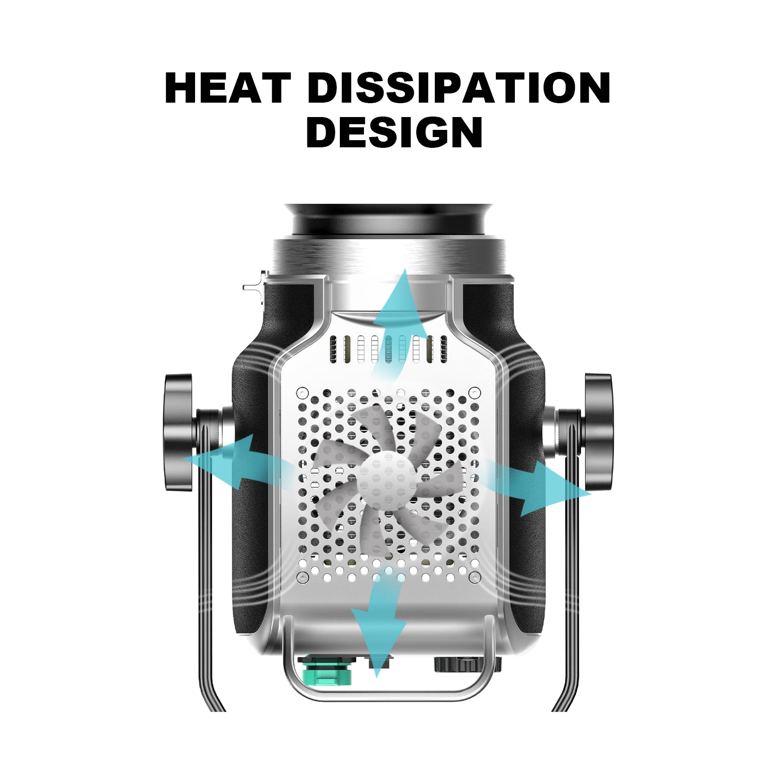 GVM SD300D Bi-Color LED Video Spotlight Kit with Stand and Lantern