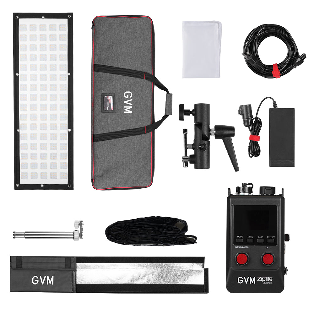 Zip Tile Z200B 200W Bicolor can be spliced, portable, support USB-C firmware upgrade light