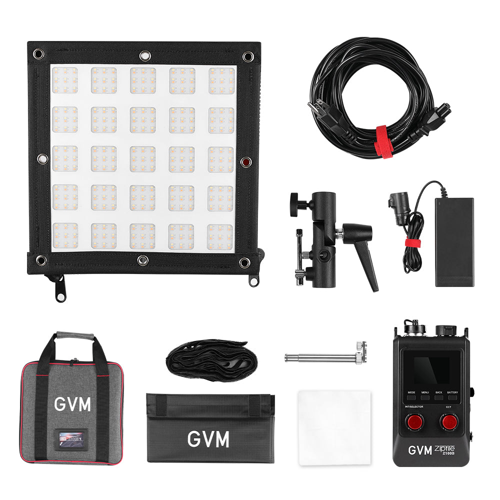 Zip Tile Z100B 100W Bicolor can be spliced, portable, support USB-C firmware upgrade light