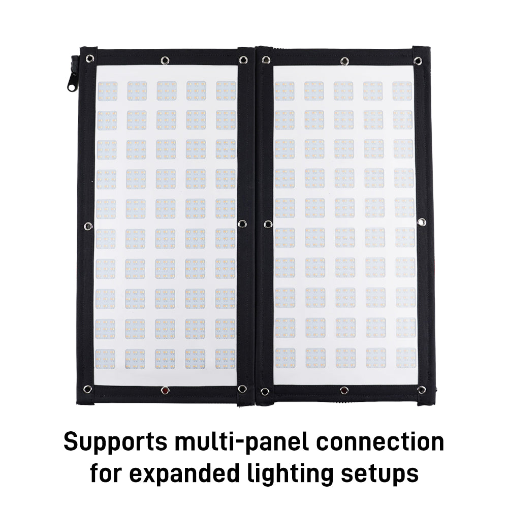 Zip Tile Z150B 150W Bicolor can be spliced, portable, support USB-C firmware upgrade light