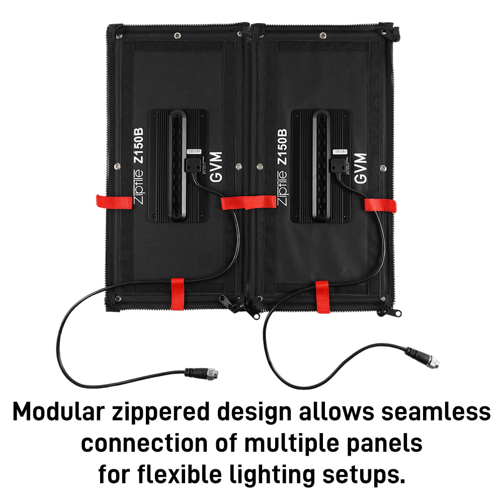 Zip Tile Z150B 150W Bicolor can be spliced, portable, support USB-C firmware upgrade light