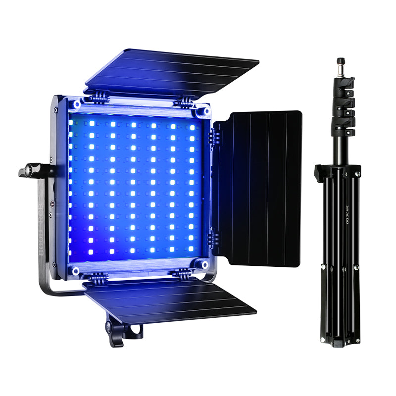 GVM-800D-II 40W Bi-color and RGB Video Panel Light (1-Light Kit)（Open Box） - GVM