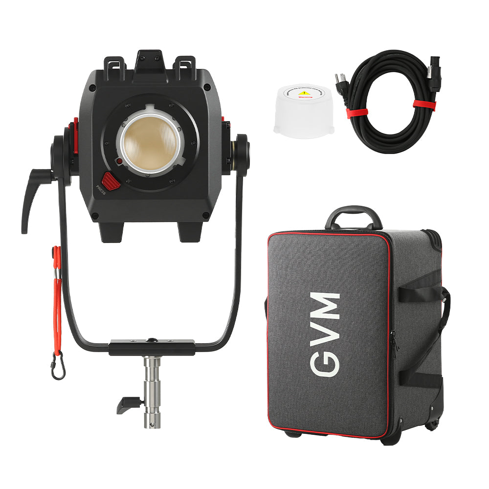 GVM 1200B AIO 1200W Bi-Color Integrated Spotlight - GVM