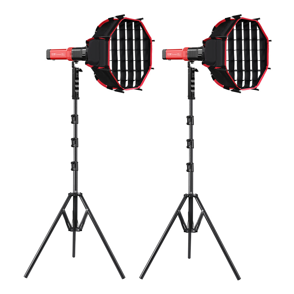 GVM PD60C RGB Pocket LED Monolight (2-Light Kit)