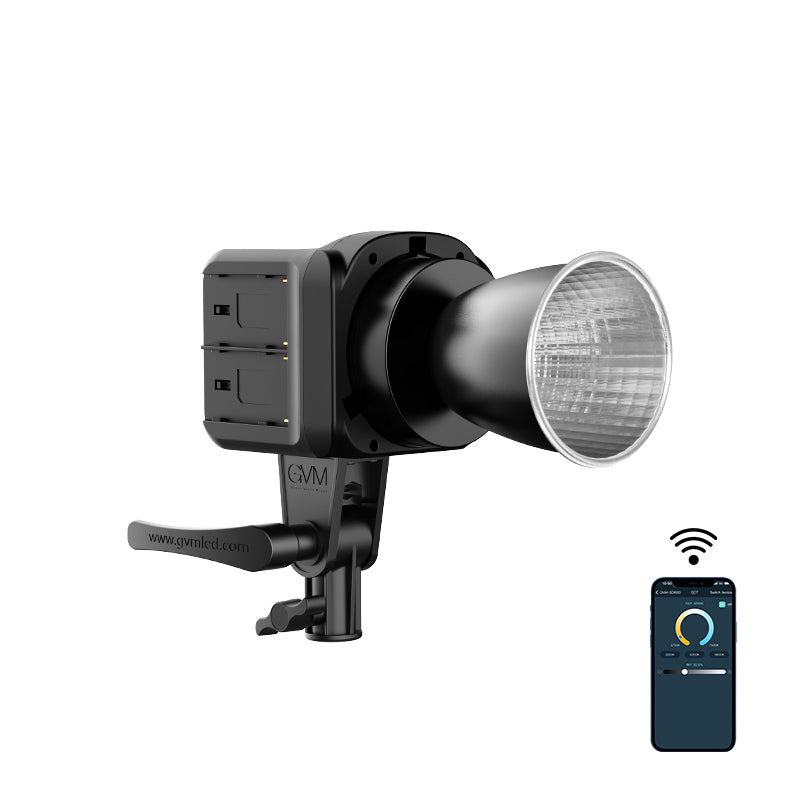 GVM SD80D 80w Bi-Color Outdoor Portable Spotlight（BOGO)