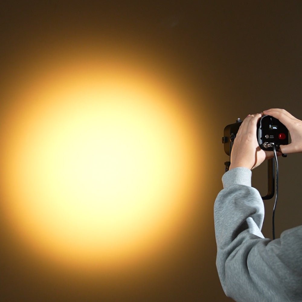 GVM 100W Compact & Lightweight， Bi - color,5 - 50° Zoom，Mini - DMX，Studio - Mode light - JIAN CHENG TECHNOLOGY INC.