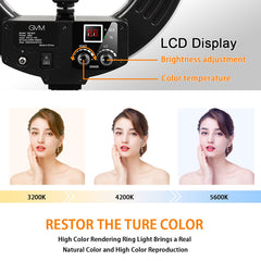 GVM - 14S 45W Bi - Color LED Ring Light Kit (14")(BOGO) - GVM
