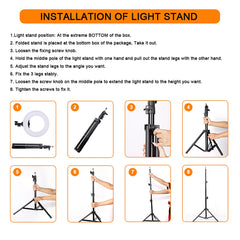 GVM - 14S 45W Bi - Color LED Ring Light Kit (14")(BOGO) - GVM