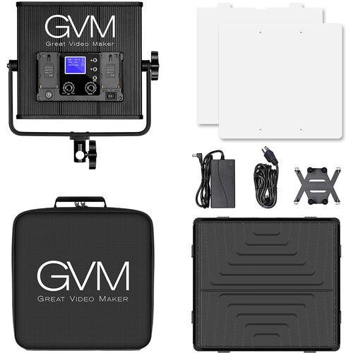 GVM 50RS RGB LED Light Panel Video Lighting Kit 2 - light - kit - GVM