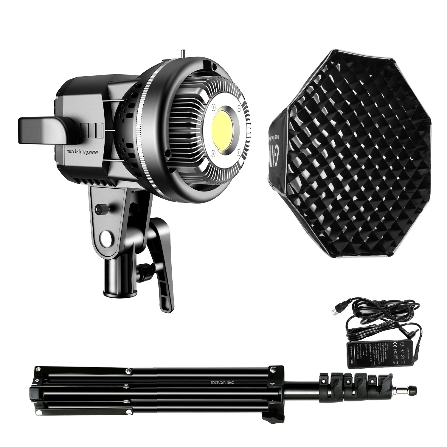 GVM 80W LED Spotlight Daylight Kit with Softbox(BOGO) - JIAN CHENG TECHNOLOGY INC.