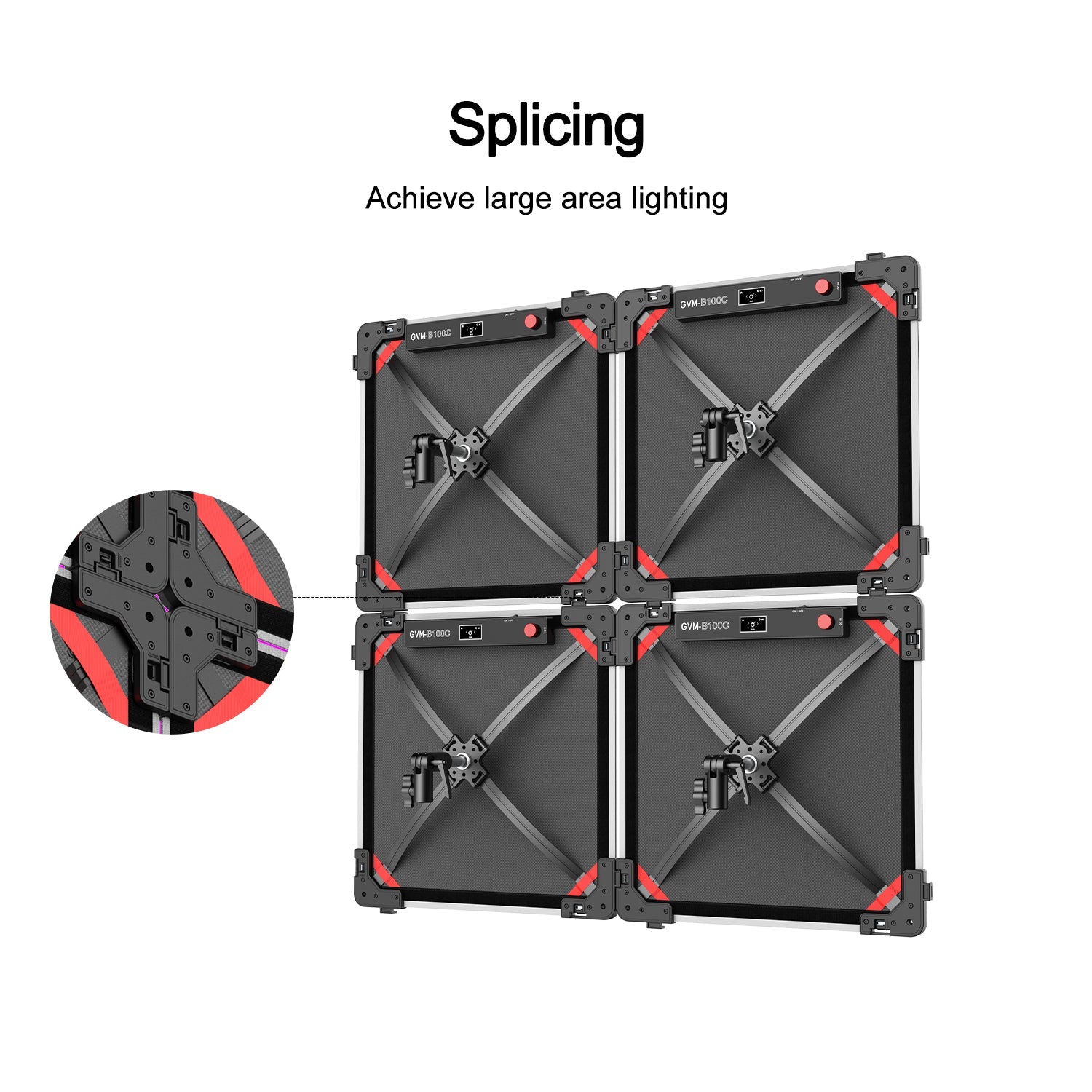 GVM B100C 100W RGB&Bi-Color Flexible LED Light - GVM