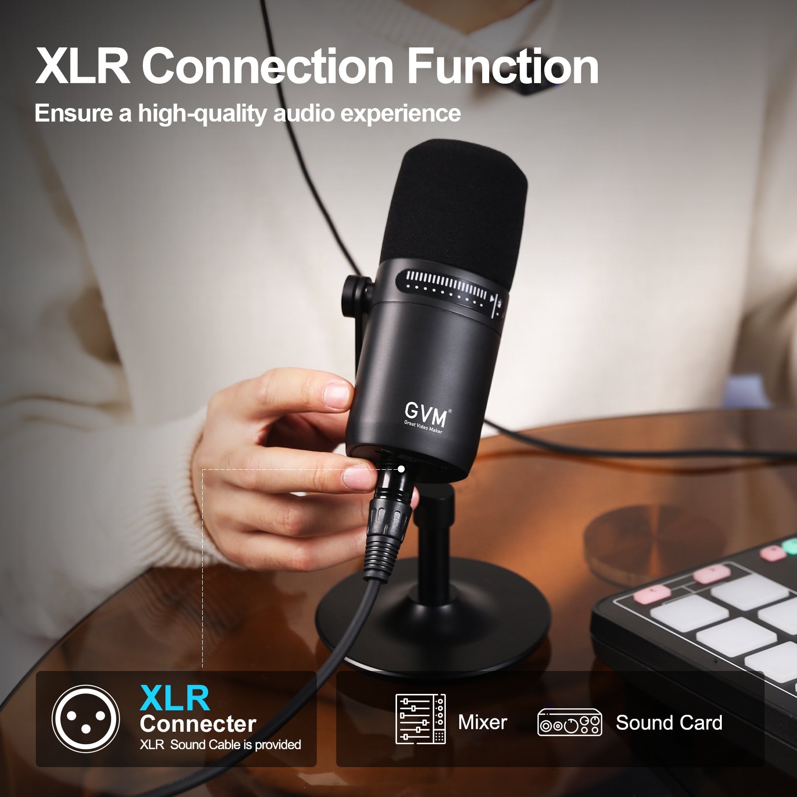 Orders XLR Podcast Microphone