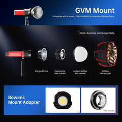 GVM PD60B 60W Hand - held LED Light Spotlights - GVM