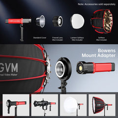 GVM PD60B 60W Hand - held Waterproof LED Light Spotlights - JIAN CHENG TECHNOLOGY INC.