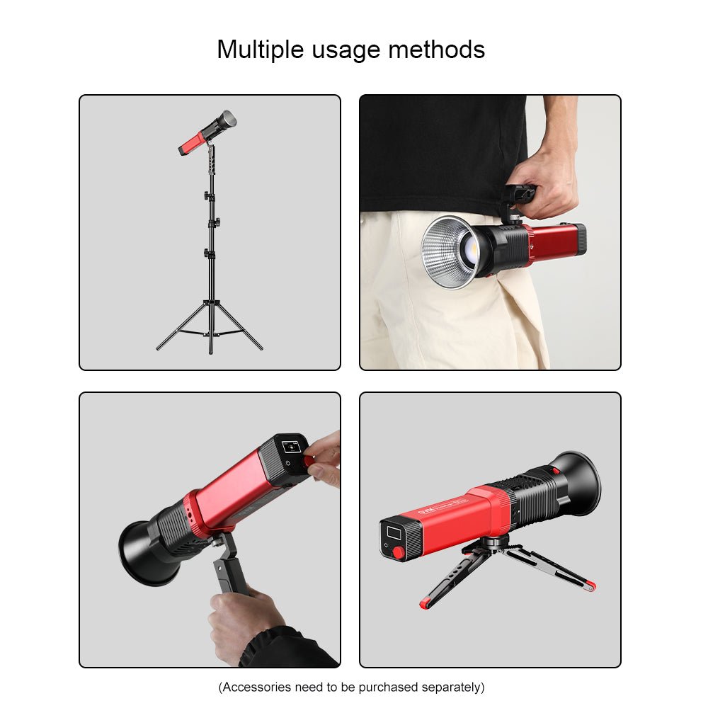 GVM PD60B 60W Hand - held Waterproof LED Light Spotlights - JIAN CHENG TECHNOLOGY INC.