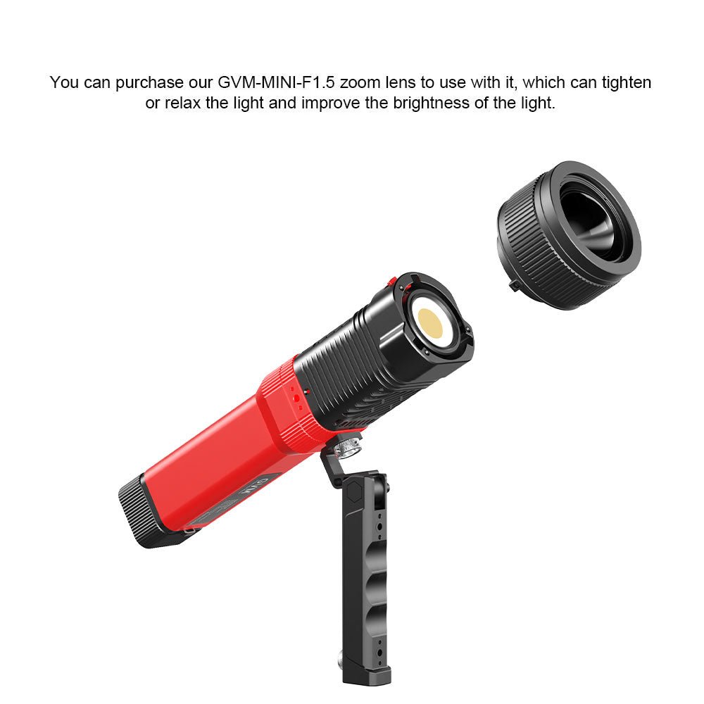 GVM - PD60C Waterproof Built - in Battery Model 60W Flashlight (RGB) - JIAN CHENG TECHNOLOGY INC.