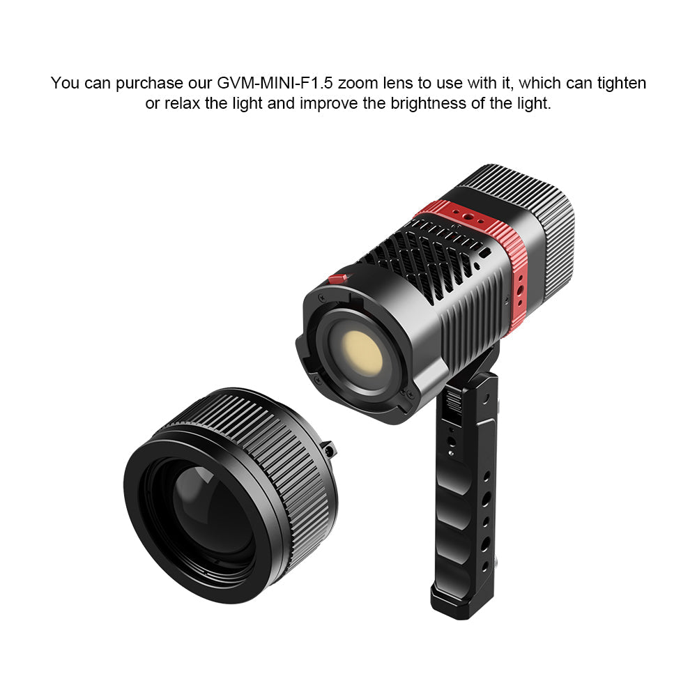 GVM - PL60B External Model 60W Flashlight Light (Dual Color Temperature) - GVM