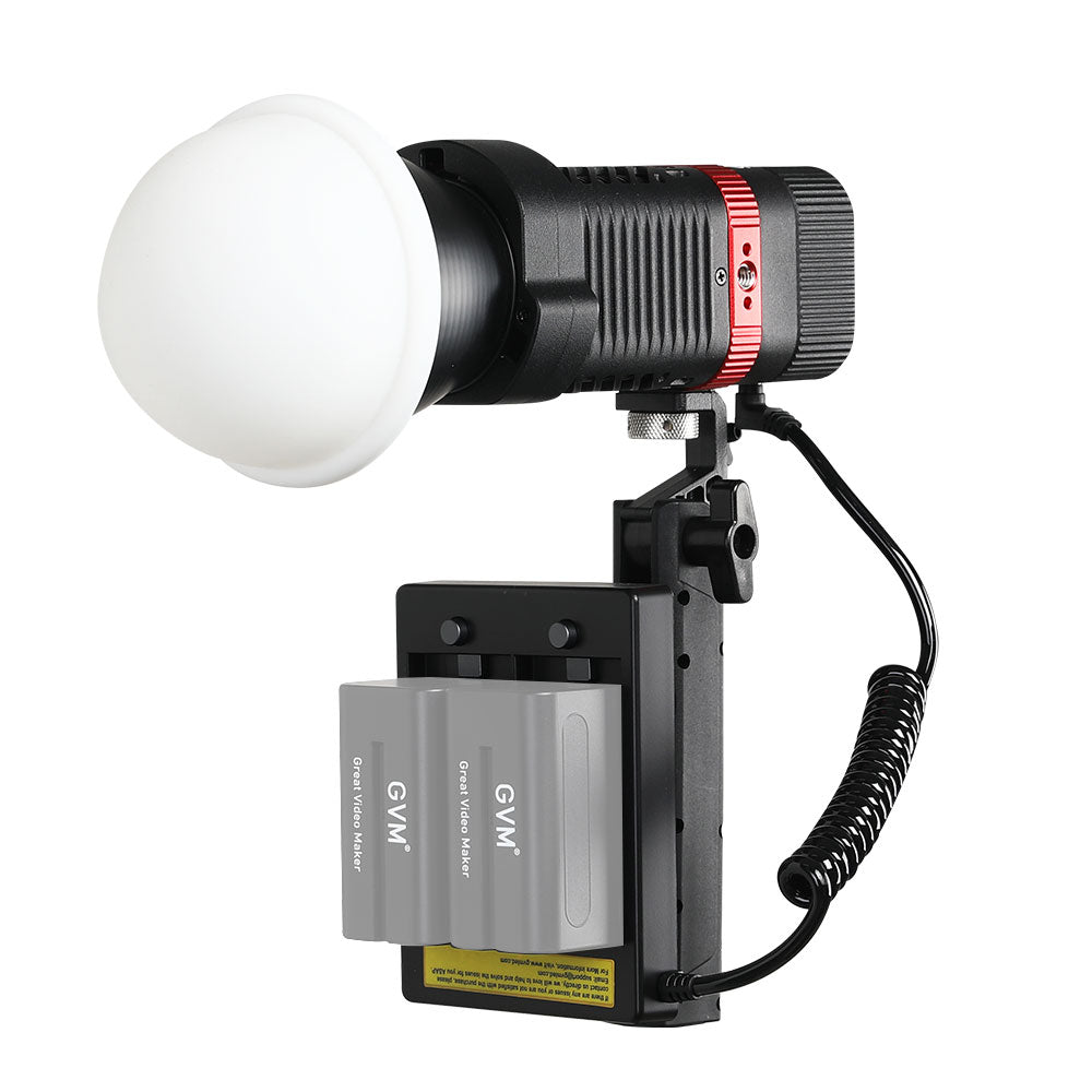 GVM-PL60B Waterproof External Model 60W Flashlight Light (Bi-Color